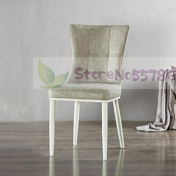 Nordic dining chair modern minimalist home restaurant chair back American dining chair sales office negotiating fashion stools