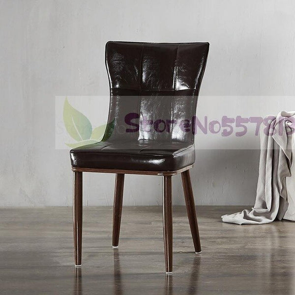 Nordic dining chair modern minimalist home restaurant chair back American dining chair sales office negotiating fashion stools