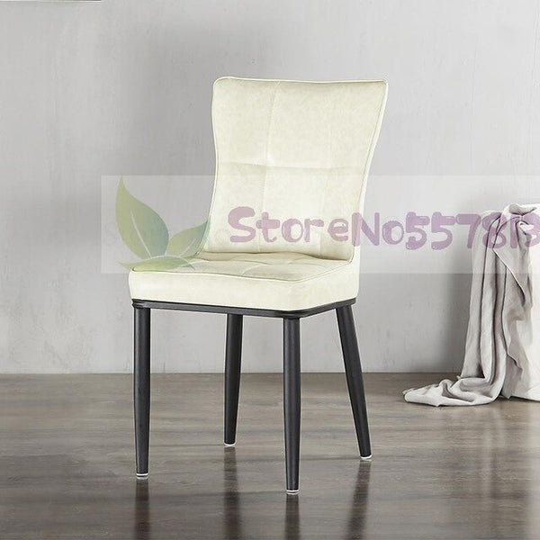 Nordic dining chair modern minimalist home restaurant chair back American dining chair sales office negotiating fashion stools