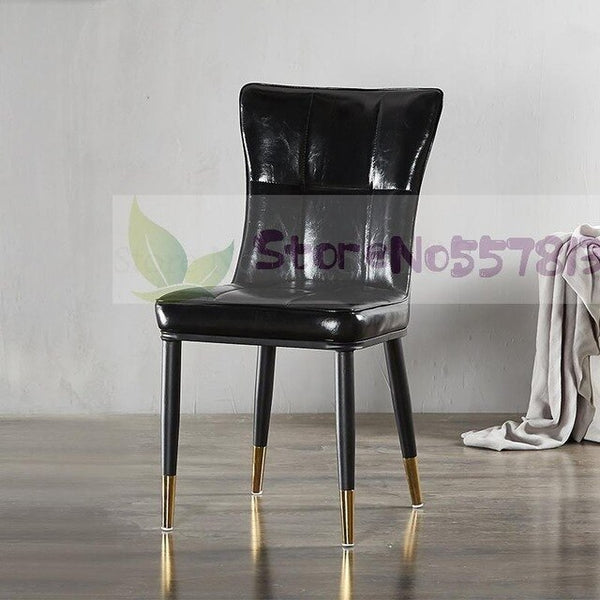 Nordic dining chair modern minimalist home restaurant chair back American dining chair sales office negotiating fashion stools