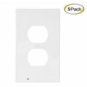 1/5/10 Packs Night Angel Duplex Outlet Wall Plate With LED Night Lights No Batteries or Wires Vinyl Sticker Ambient Light Sensor