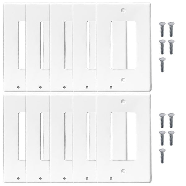 1/5/10 Packs Night Angel Duplex Outlet Wall Plate With LED Night Lights No Batteries or Wires Vinyl Sticker Ambient Light Sensor