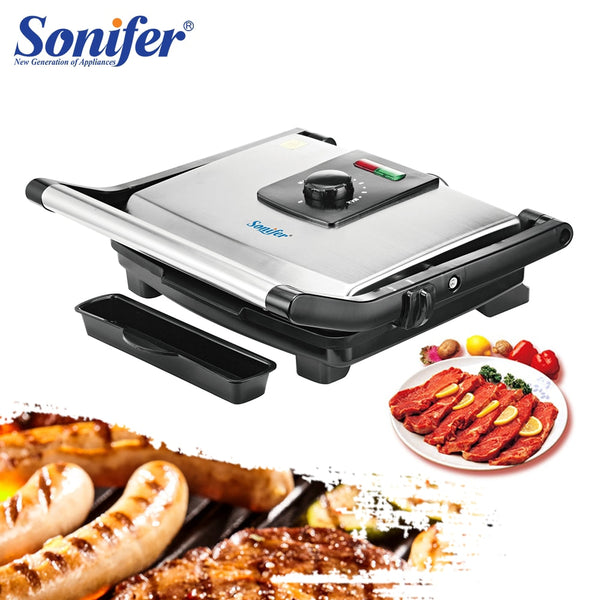 BBQ Grill Household Kitchen Appliances Barbecue Machine Grill Electric Hotplate Smokeless Grilled Meat Pan Contact Grill Sonifer