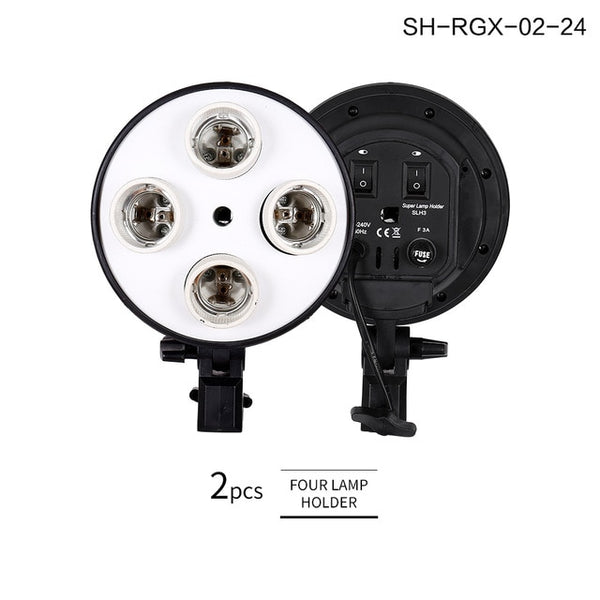 Photo Studio 8 LED 20W Softbox Kit Photographic Lighting Kit Camera & Photo Accessories 2 Light Stand 2 Softbox for Camera Photo