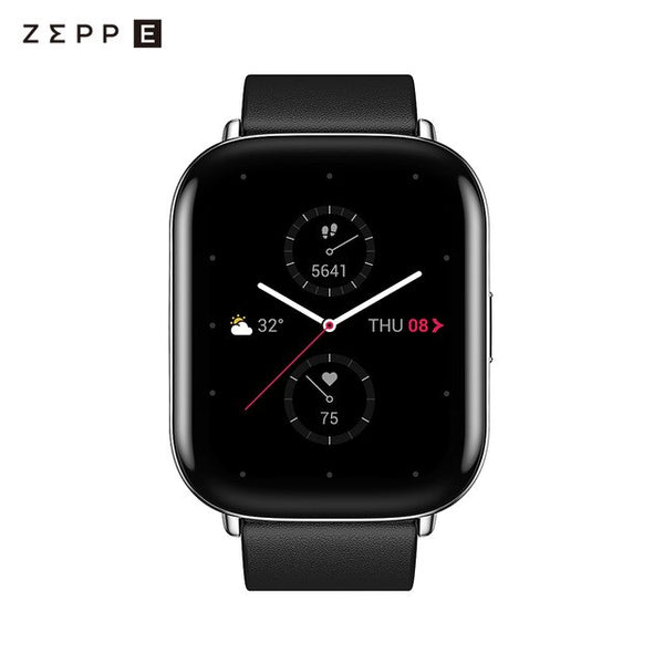 Global Version Zepp E Square Smartwatch 5ATM Water Resistant Women Watch Fashion Accessories Smart Notification AMOLED Display