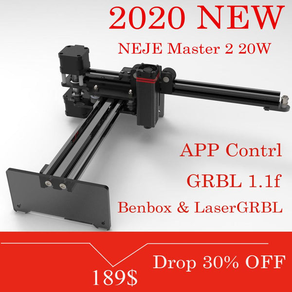 NEJE Master 2S 20W desktop Laser Engraver and Cutter - Laser Engraving and Cutting Machine - Laser Printer - Laser CNC Router