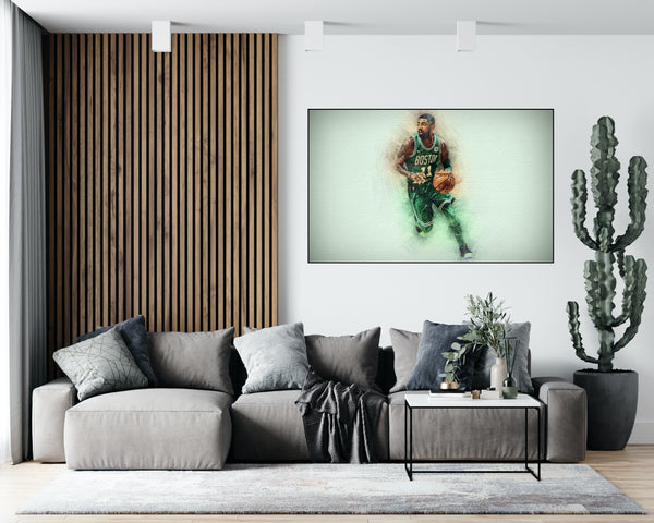 Nba Basketball Legend Kyrie Irving Boston Celtics  Nba Star Lebron James Kobe Bryant Home Decor Living Room Wall Sticker Poster