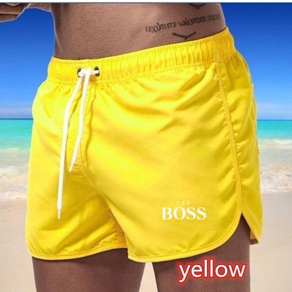 2021 Summer Gyms Fitness Hot Shorts Men's Solid Color Shorts Men's Summer Loose Breathable Casual Shorts Beach Shorts Large Size