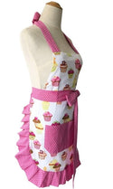 2020 New Retro Aprons for Women Vintage Aprons Cooking Kitchen Aprons Plus Size with Extra Ties  Chef Bib Apron Dress Gift