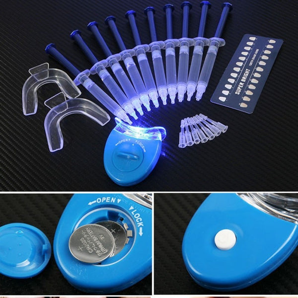 10PCS/Set Dental Whitener 44% Peroxide Teeth Whitening Kit Tooth Bleaching Gel Kit Brightening Dental Equipment Oral Hygiene