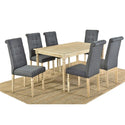 Dining Table Set With 6 Chairs Upholstered Dining Chairs Living Room Furniture Drop Shipping Fast Shipping