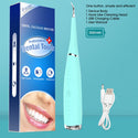 Dental calculus remover, Electric Portable Oral Irrigation teeth whitening Tartar Scraper Oral Hygiene Brush, Mirror, Dentist