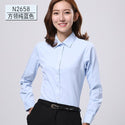 2021 Spring New Office OL White Shirt Women Long Sleeve Blouse Ladies Tops Plus Size Blouses Women Work Shirts XS-4XL 12colors