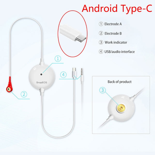 Portable data recording Heart EKG ECG Monitor machine Measurement Machine Real-time Heart монитор пациента