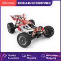 WLtoys 144001 2.4G Racing RC Car Competition 60 km/h Metal Chassis 4wd Electric RC Formula Car Remote Control Toys for Children