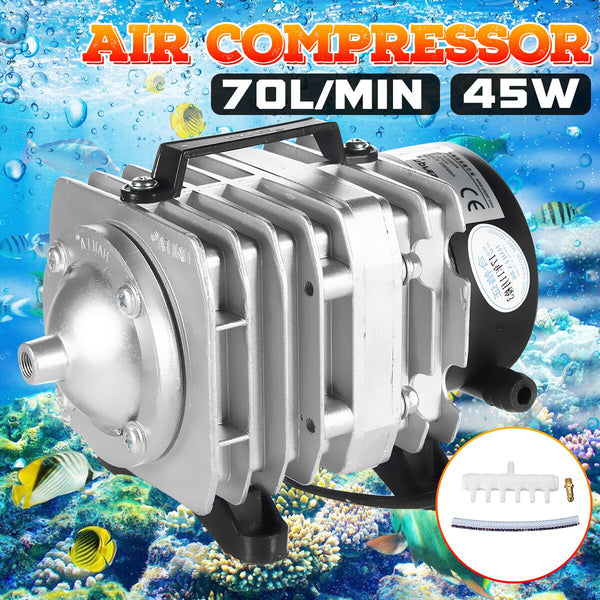 220V Hailea External High Power AC E-magnetic Air Pump Fish Pond Oxygen Pump Compressor for pond Air Aerator Pump ACO-208 308