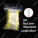 100pcs/Bag Dental Endo Irrigation Needle Tip Dental Root Canal Lateral Irrigation Needle