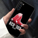 Red Boston Sox Baseball Phone Case For XIAOMI Redmi Note 5 7 8 T 9 6A 7A 8A 9S K 20 30 Pro black Etui Luxury Funda Tpu Shell