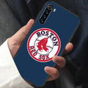 Red Boston Sox Baseball Phone Case For XIAOMI Redmi Note 5 7 8 T 9 6A 7A 8A 9S K 20 30 Pro black Etui Luxury Funda Tpu Shell