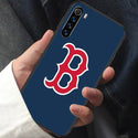 Red Boston Sox Baseball Phone Case For XIAOMI Redmi Note 5 7 8 T 9 6A 7A 8A 9S K 20 30 Pro black Etui Luxury Funda Tpu Shell