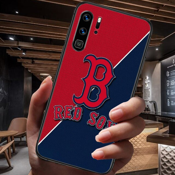 Red Boston Baseball Sox Phone Case For Huawei P Mate Smart 10 20 30 40 Lite Z 2019 Pro black Funda Painting Waterproof Fashion