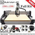 Newest 1515 WorkBee CNC Router Machine Full Kit with Tingle Tension System 4 Axis CNC Engraving Complete Kit 1500x1500mm