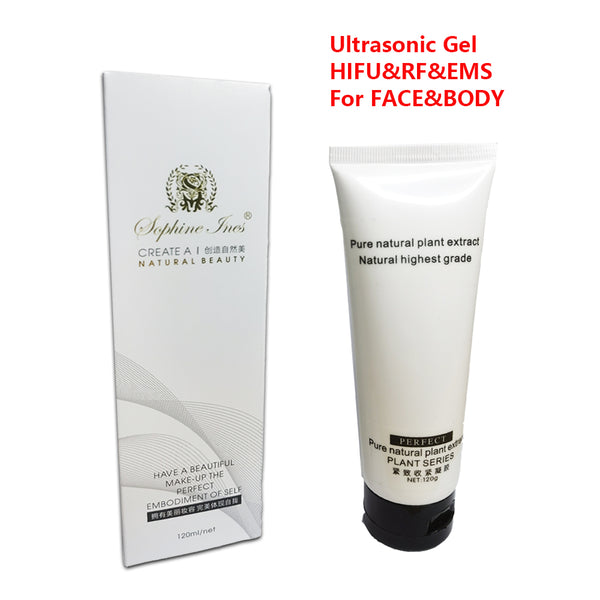 Ultrasonic Gel Hifu RF EMS Lifting Gel Massager Cavitation Body Slimming Facial Skin Firming Tighten Anti Wrinkles Massage Cream