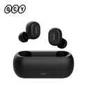 QCY T1C Wirless Bluetooth Headphones Sports Running In-ear Eardphones APP Customization with Pop-up