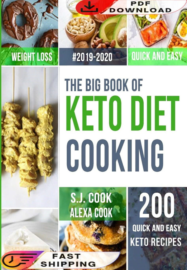 The Big Book of Keto Diet Cooking E-book (Digital Delivery)