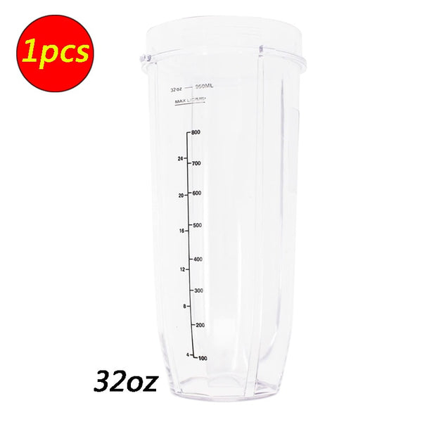 1PCS Portable 32 oz Ounce Cup Spare Replacement Parts Accessories for Nutri Ninja Auto-iQ 900W 1000W and Duo Blenders Juicer