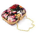 Banquet Bag Women's Evening Party Clutch Bag Fashion Literary Women Retro Floral Wedding Accessory Handbag Gold Wedding Purse 20