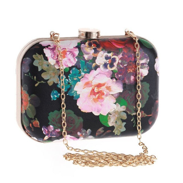 Banquet Bag Women's Evening Party Clutch Bag Fashion Literary Women Retro Floral Wedding Accessory Handbag Gold Wedding Purse 20