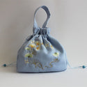 2020 New Handbag Vintage Embroidered Handbag Hanfu Bag Hanfu Accessories Hand Cloth Suitcase Bag Mobile Phone Bag Women's Bag