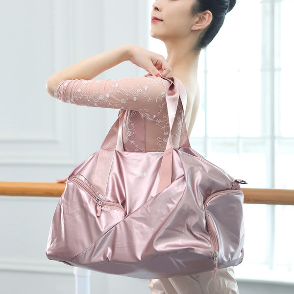 Women's bag Dance Bag Sports Bag For Women Travel bag Outdoor Waterproof Nylon Fitness Training Gym Bags Ballerina Pink HandBag