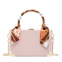 purses and handbags Fashion square box silk scarf accessories women's messenger bag sac a main femme bags for women 2020