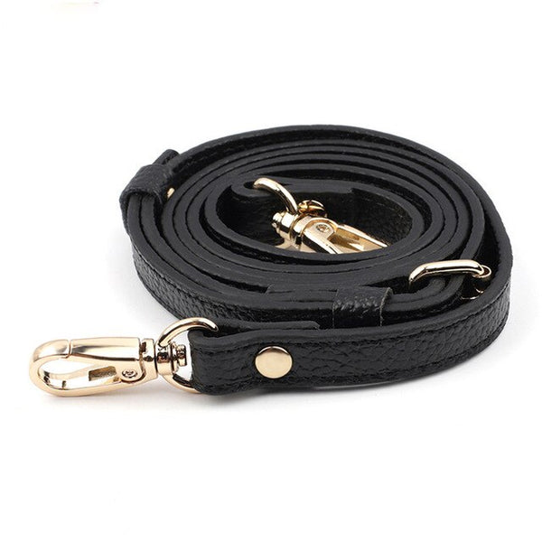 120cm Fashion Adjustable Crossbite Leather Bag With Shoulder Strap Litchi Grain Women's HandBag Long Belt Accessories