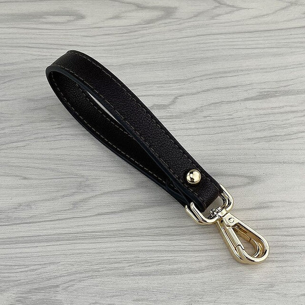 38cm New Black Women's Handbag Belt Luggage Accessories With Hand Carrying Short Strap Chain Bag Wrist Held For Girls