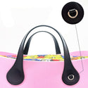 1 Pair flat PU handles for Obag Accessories DIY Women's Bags Shoulder Bag Handbag 47/70 CM ears