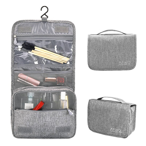 Travel Hanging Wash Cosmetic Bag Men Women's Folding Toiletry Makeup Organizer Waterproof Handbag Suitcase Luggage Accessories