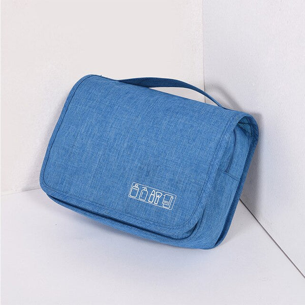 Travel Hanging Wash Cosmetic Bag Men Women's Folding Toiletry Makeup Organizer Waterproof Handbag Suitcase Luggage Accessories