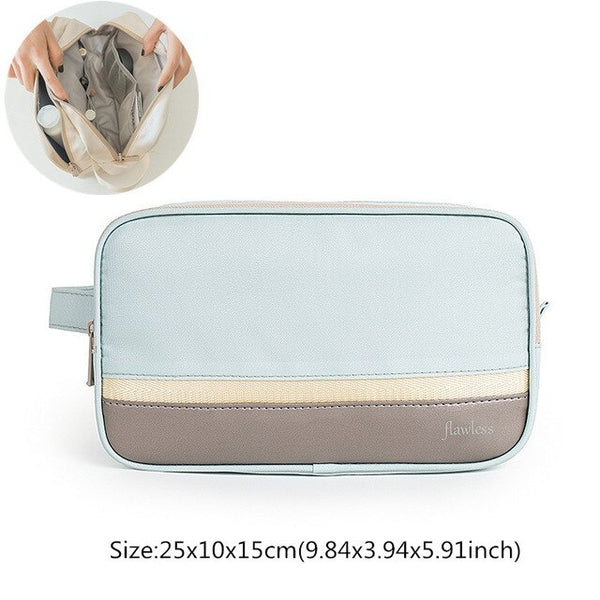 Women's Hanging Cosmetic Storage Bags Portable Make Up Pouchs Larger Capacity Toiletries Handbags Travel Organizer Accessories