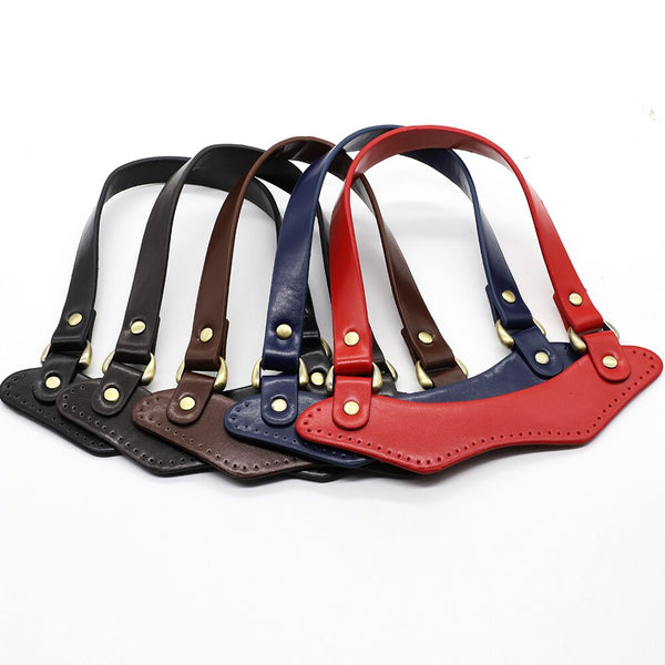 1 Pair PU Bag Straps Women's Handbag Handles Accessories High Quality Black/Brown/Blue/Red/Coffee Color Bag straps