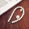 10PCS Fashion DIY Pearl Keychain Women Trinket For Women's handbags Peal Beads Keyring Key Ring For Jewelry Making Accessories