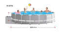 Summer PVC Children's Toy Pool Large Family Round Metal Steel Tube Bracket Swimming Pool Adult Pool Party Multiplayer Water Game