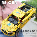 Mechanical Remote Control Sports Car Bull Big G GTR Assembled Toy Car Model Parent-Child Game Improve Children's Intelligence