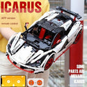 Mechanical Remote Control Sports Car Bull Big G GTR Assembled Toy Car Model Parent-Child Game Improve Children's Intelligence