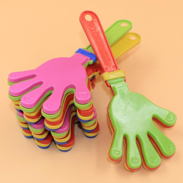 Plastic Hand clapper clap toy cheer leading clap for Olympic game football game Noise Maker Baby Kid Pet Toy LX9283
