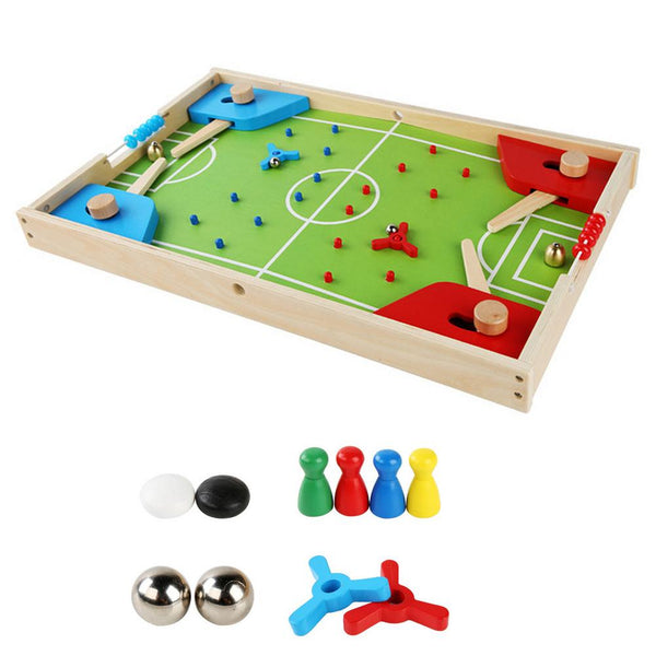 Three-in-one Table Football Toy Durable Interesting Board Game Indoor Home Party Entertainment Gaming Tools