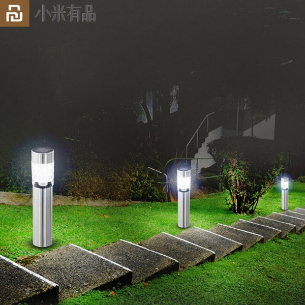 Oginal New Youpin EGLO Smart Light Sensor 304 Stainless Steel Solar Garden Light IP44 Waterproof Concealed Switch Multi-Scenario
