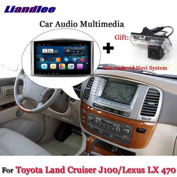 Car Android Multimedia Player For Toyota Land Cruiser 100/Lexus LX 470 Auto Radio GPS Screen Accessories Navigation System